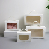 Boîtes pliantes à fenêtre en papier épais et résistantes, personnalisables, pour emballage cadeau et souvenirs – Vente en gros, articles en stock.