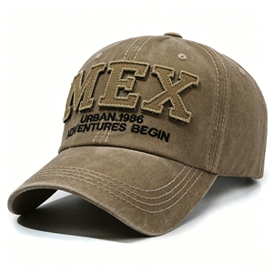 Gorra de Béisbol Bordada MEX con Estilo Vintage, Protección Solar, Ajustable, de Algodón, para Hombre y Mujer - Product Image 3