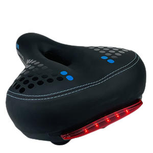 Selle de vélo avec feu arrière noir, coussin de siège confortable pour vélo de montagne, pour adultes unisexes, conception épaissie - Product Image 4