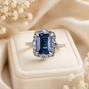 Anello Blue Cut per Uomo e Donna, Design Geometrico, Accessorio da Dito per Uso Quotidiano - Product Image 3