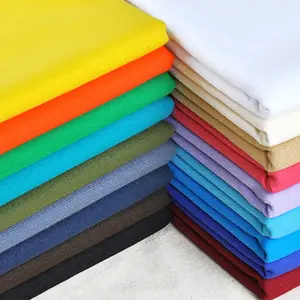 Proveedor de tejido textil, tela de lona 100% algodón para bolsa