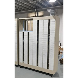 Gabinete de casillero inteligente con lector de tarjetas de Bloqueo Electrónico NFC 160 puertas Base móvil estación de carga de teléfono resistente al óxido impermeable - Product Image 2