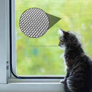 Moderne Anti-Moustique PVC Enduit Fly Mesh Rideau Pet-Friendly Porte et Fenêtre Écran Protège Chats Chiens-Vente D'usine - Product Image 2