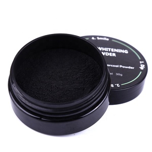Le blanchiment des dents naturel en poudre de charbon de coco actif vous apporte un sourire blanc - Product Image 1