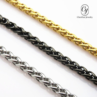 Collier chaîne à maillons en acier inoxydable motif Dragon Bone, idéal pour la fabrication de bijoux DIY, vente en gros