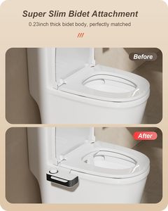 Wholesale Manufacturer Ultra-slim <b>Toilet</b> Bidet Sprayer <b>Smart</b> Dual Nozzle Bidet Attachment for <b>Toilet</b> - Product Image 4
