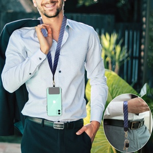 Universal สายคล้องคอ<span class=keywords><strong>ลาย</strong></span>เสือดาว,สายรัดมือถือ<span class=keywords><strong>ลาย</strong></span>สัตว์มีพวงกุญแจสำหรับ Iphone สีน้ำตาล/ชมพู/ดำ/ขาว - Product Image 6