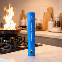 Extincteur aérosol portable facile à utiliser, propre et non toxique, dispositif d'extinction d'incendie