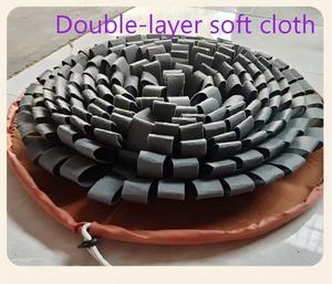 Nouveau style de tapis d'olfaction moderne, portable et pliable pour chats, en <span class=keywords><strong>feutre</strong></span>, à motif floral, pour l'entraînement et la distribution de nourriture dissimulée - Product Image 3