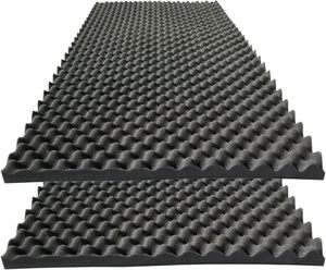 Thiết kế hiện đại tiếng ồn hủy bỏ âm thanh tấm cho phòng khách cách âm bọt mật độ cao chống cháy trứng Crate tấm Tường bọt - Product Image 1