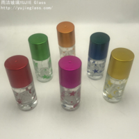 YJ-00198 Vaporisateur transparent pour impression par pulvérisation, étoile, lune, verre, 20 ml, atomiseur, flacon de parfum rechargeable