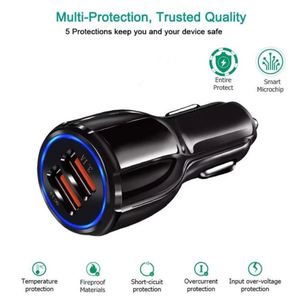ที่ชาร์จในรถยนต์แบบแม่เหล็ก QC3.0 ชาร์จเร็ว พร้อมพอร์ต Type-C และ USB 2 พอร์ต กำลังไฟ 15W-30W สำหรับโทรศัพท์และแล็ปท็อป ผ่านช่องจุดบุหรี่ - Product Image 4