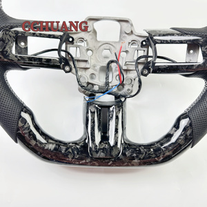 Personnalisé pour Ford Mustang 2023 2022 2020 2019 <span class=keywords><strong>2021</strong></span> 2018 2017 2016 2015 <span class=keywords><strong>Volant</strong></span> en fibre de carbone forgé - Product Image 5