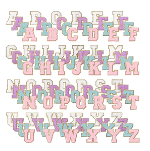 Parches de Letras Autoadhesivos de 5.5cm al por Mayor de Fábrica, Parche Bordado para Ropa, Pegatinas de Tela Bordadas - Product Image 1