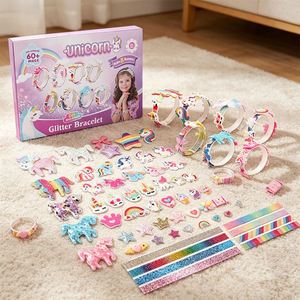 Custom Hair Accessories Set DIY <b>Headband</b> Bracelet <b>Cute</b> Bows Stars Flowers Pins Craft Kit for Teen Girls Bulk - Product Image 5