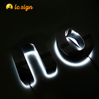 Plaque personnalisée en acier inoxydable, numéros de maison à led, lettres de vente, lettres 3d