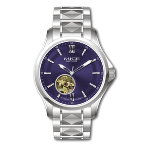 1Customized Luxury Stainless Steel Miyota <b>Automatic</b> Mechanical Water Resistant <b>Chronograph</b> Men's Watch Pointer Dial 20mm Band - Product Image 3