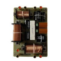 PA-500 Oule Crossover Audio 2-Arah Berdaya Kuat Dengan Terminal Penghubung, Efek Suara Bagus, Cocok untuk Loudspeaker 15/18 Inch