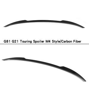 Aile de queue de voiture Top Spoiler Roof Carbon Fiber Trunk Splitter pour <span class=keywords><strong>BMW</strong></span> M3 G81 <span class=keywords><strong>3</strong></span> Series G21 Touring Spoiler 2021 + M4 Style - Product Image 3