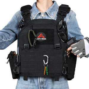Gilet tactique d'entraînement 1000D composite laser MOLLE camouflage ventilé monté sur la poitrine tendance imperméable doublure en nylon Oxford - Product Image 5