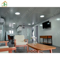 Maison préfabriquée en conteneur extensible de 20 pieds avec 2 3 chambres toilette extensible bureau camp
