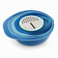 Ensemble de 12 bols mélangeurs empilables sans BPA, en PP de qualité alimentaire, avec tasses à mesurer, râpe, tamis et séparateur d'œufs