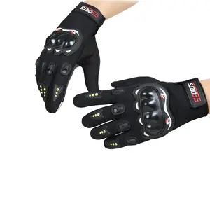 Guantes de dedos largos para motocicleta para hombre, accesorio para carreras de campo traviesa, para exteriores