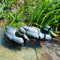 Canard blanc flottant réaliste en PE, ornement aquatique pour bassin et jardin, leurre de chasse, conception étanche