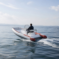 Bateau pneumatique rigide RIB HRR360 3,6 m 4 personnes Moteur hors-bord 20 CV PVC Haute résistance Pêche Sports nautiques CN