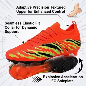 Chaussures de football respirantes en maille souple pour fabricants – Crampons de <span class=keywords><strong>futsal</strong></span> haute performance – Prix de gros - Product Image 2