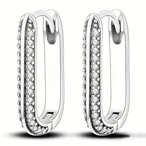 Orecchini a Cerchio Trendy per Donne, Gioielli Eleganti e Raffinati alla Moda - Product Image 1
