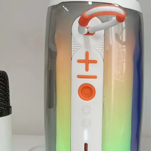 Tốt Nhất Không Dây Lyric Hiển Thị Microphone Cho Karaoke Xách Tay Không Dây Màu Xanh Răng Stereo Loa Với Microphone To Nhất Bass - Product Image 3