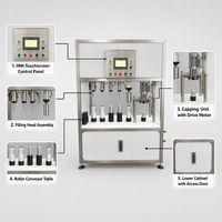 Machine de remplissage et de bouchage de bière pour bouteilles et canettes, 400 pièces/heure, 300/1000 ml, en acier inoxydable, pour brasserie artisanale et boissons