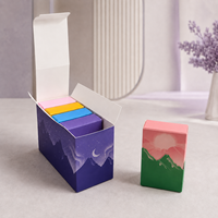 Boîte de présentation en papier imprimée sur mesure avec des cartons pliables colorés pour l'emballage de produits de détail et les commandes en gros en usine