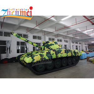 Zhenmei <span class=keywords><strong>Inflatable</strong></span> Dunk Tank để bán quảng cáo Sherman gas Tank nổi bóng thiết kế - Product Image 6