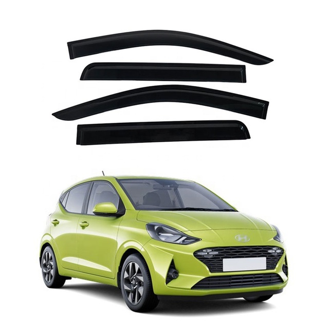 4PCS Acrylic Rain Sun Guard Door Window Visor Car Accessories for hyundai Grand I10 2016 2017 2021