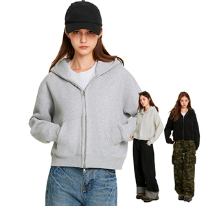 Cross-Border 350G Sudadera corta Boxy Cleanfit Streetwear - Product Image 2