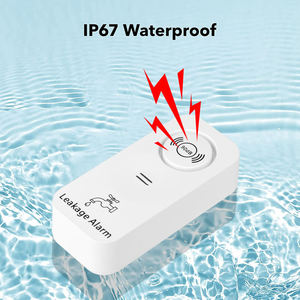 TY-WI-10 Tuya WiFi Détecteur d'alarme de fuite d'eau pour usage domestique, moniteur de fuite d'eau domestique 90 dB, dispositif d'alerte de drainage - Product Image 4