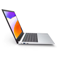 Laptop Tipis Bekas AMD Celeron J4025 Notebook Pelajar Komputer Portabel dengan Keyboard Inggris dan Grafis AMD