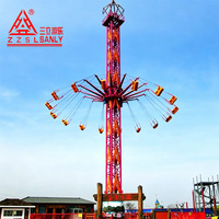Manège Tour Volante Rotative Aérienne de Haute Qualité et Attrayante pour Parc d'Attractions, à Vendre