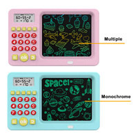 Nouveau Cadeau : Tablette d'Écriture LCD 2-en-1 pour Enfants, Entraîneur Électronique d'Arithmétique Mentale, Compteur Oral et Calculatrice, Bloc-notes Mémo
