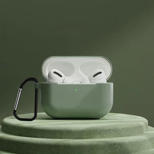 Para <span class=keywords><strong>Airpods</strong></span> <span class=keywords><strong>Pro</strong></span> 2nd Generation Case Funda de silicona para auriculares Fundas protectoras para Air Pods <span class=keywords><strong>PRO</strong></span> 2 con gancho - Product Image 2