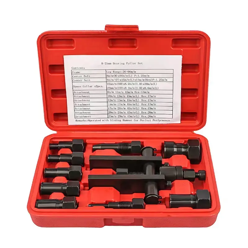 Kit d'outils pour extracteur de roulements de moto, lot de 10 pièces, 8-25mm