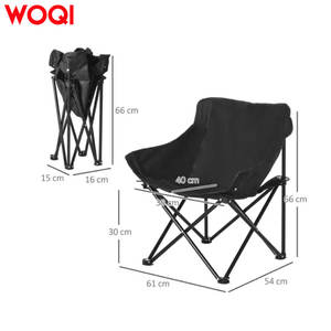 Silla Plegable Portátil Woqi con Marco de Aluminio y Tela Oxford, Capacidad de 150 kg, para Jardín, Camping y Pesca al Aire Libre - Product Image 4