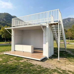 Cafetería Prefabricada en Contenedor de 20 pies/40 pies, Tienda de Café Moderna y Transpirable con Panel Sándwich de Acero, Cafetería Modular de Lujo - Product Image 6