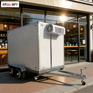 Semi-remorque frigorifique, chambre froide mobile, remorque réfrigérée pour viande avec crochets, remorque frigorifique mobile - Product Image 6