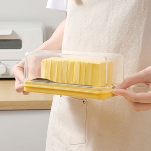 Boîte à beurre en plastique, ustensiles de cuisine spécialisés pour le rangement du fromage, type grattoirs, couteau à beurre et tofu en acier inoxydable 304 - Product Image 2
