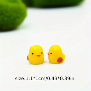 <span class=keywords><strong>Petit</strong></span> poulet poussin Miniature ornement pour voiture décoration fée <span class=keywords><strong>jardin</strong></span> plante décor beaux accessoires de décoration - Product Image 5