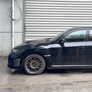 Subaru Wrx Impreza Sti 2008 2014 Air Vent Side Gill Vane <b>Car</b> Stickers Piano Black Carbon Fiber Texture Adhesive <b>Decals</b> - Product Image 2