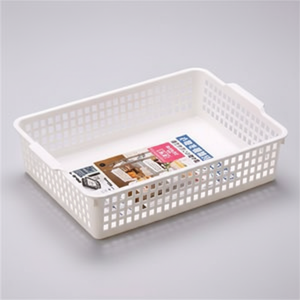 Inomata 520 ventosa A4 cesto portaoggetti di colore bianco - Product Image 1